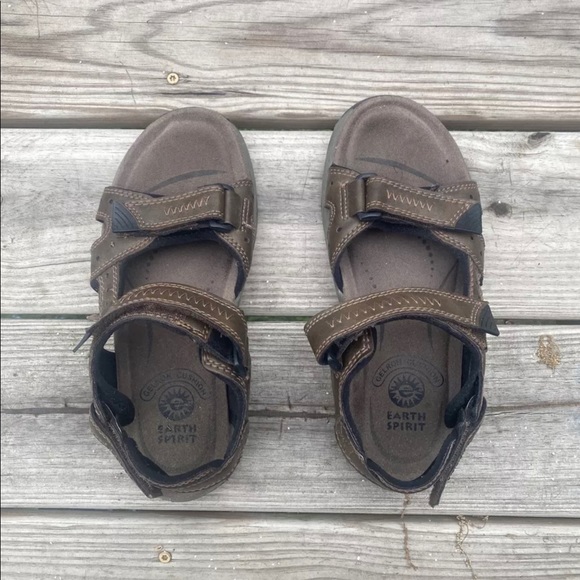 Earth Spirit Gelron Cushion Mens sandals size 7 Brown Outdoor - Picture 2 of 4
